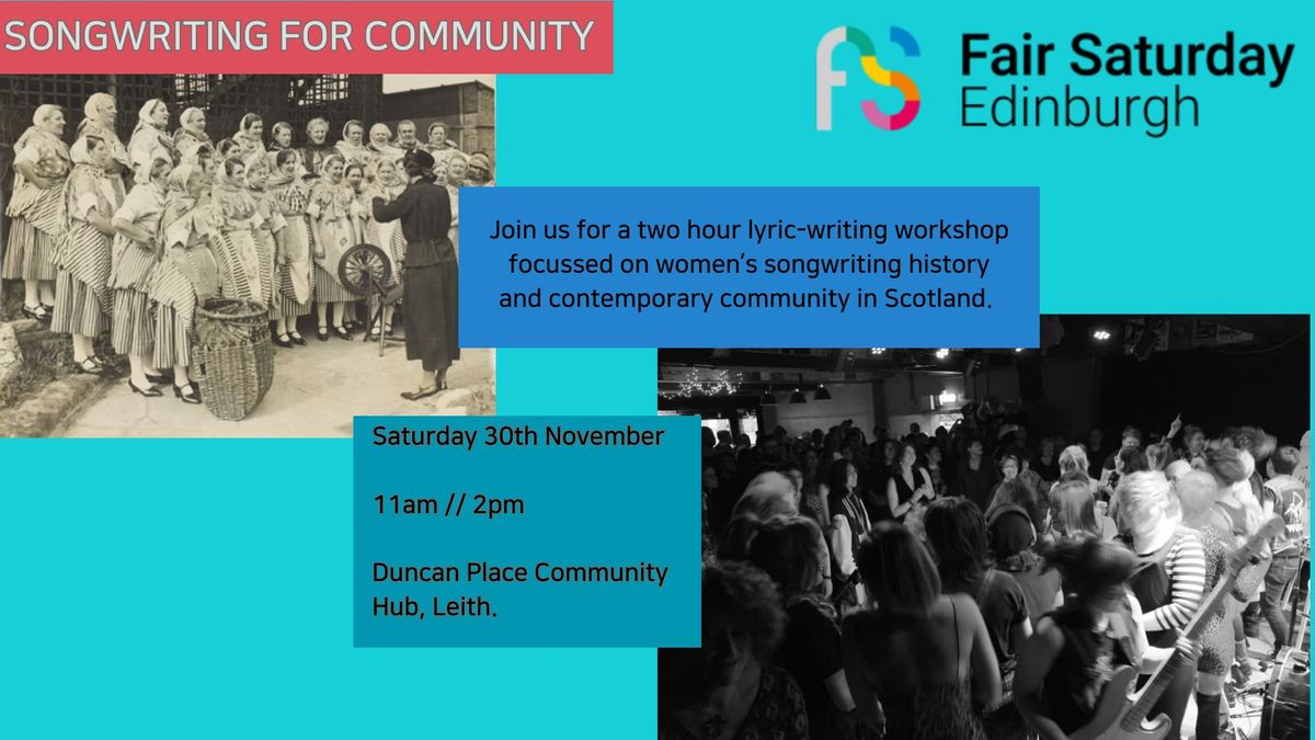 WORKSHOP - songwriting for community