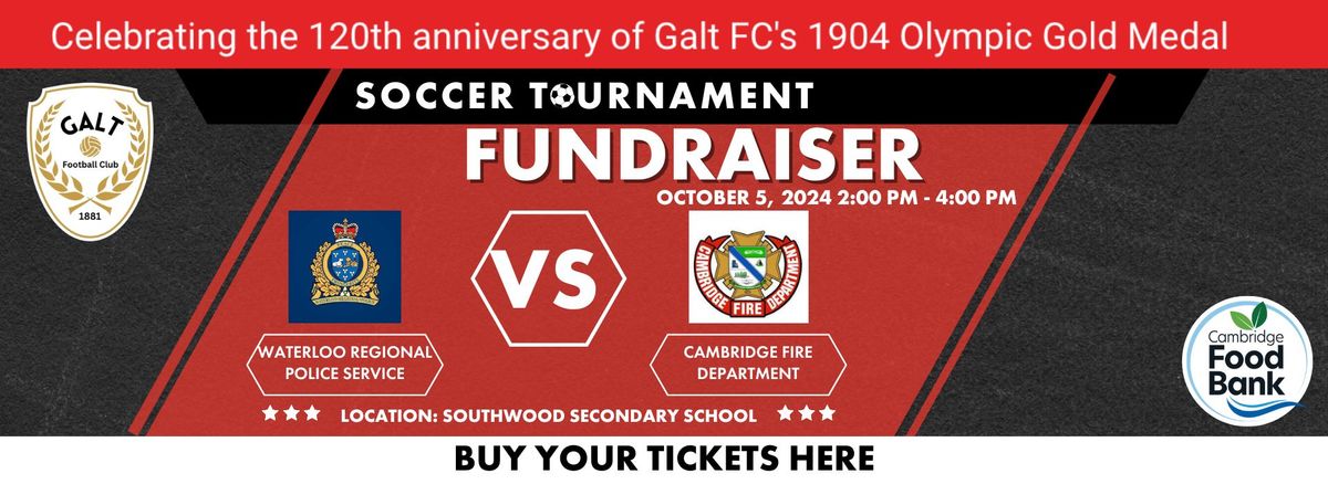 Galt Cup Charity Soccer Match - Police Service vs Fire Department