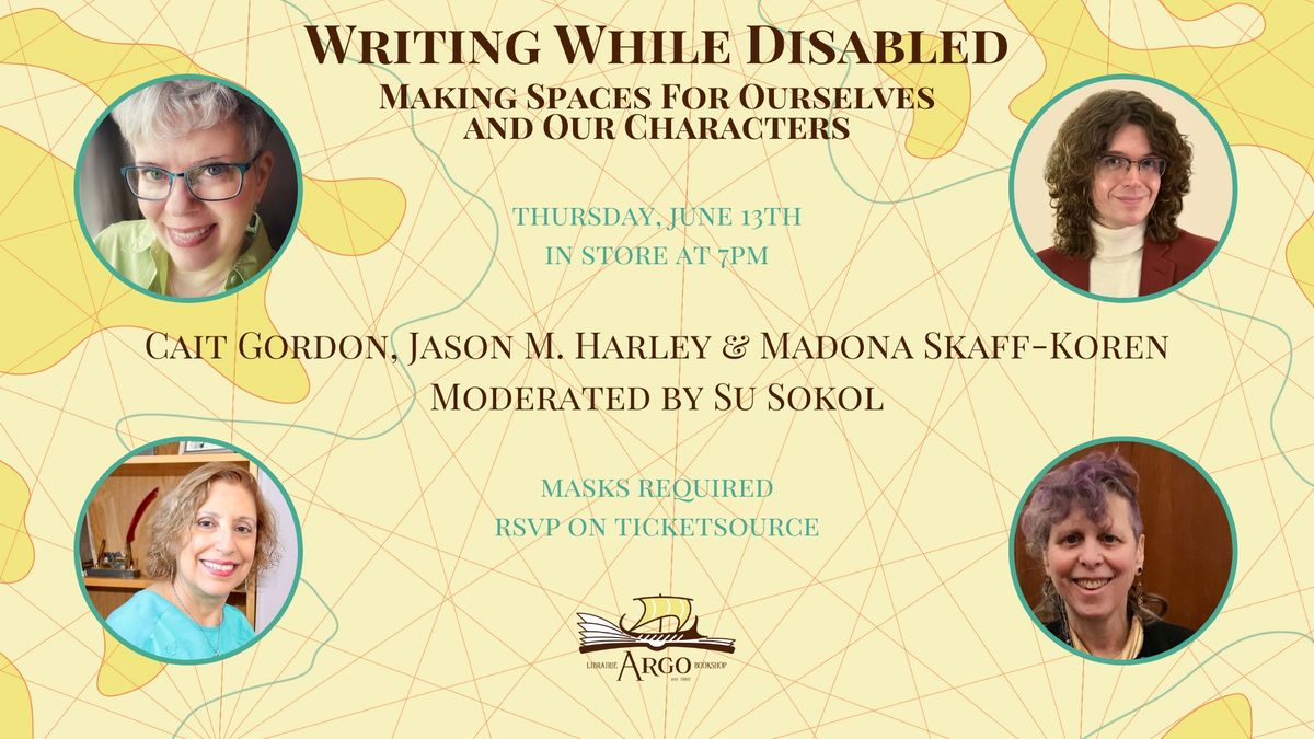 Writing While Disabled: Making Spaces For Ourselves and Our Characters