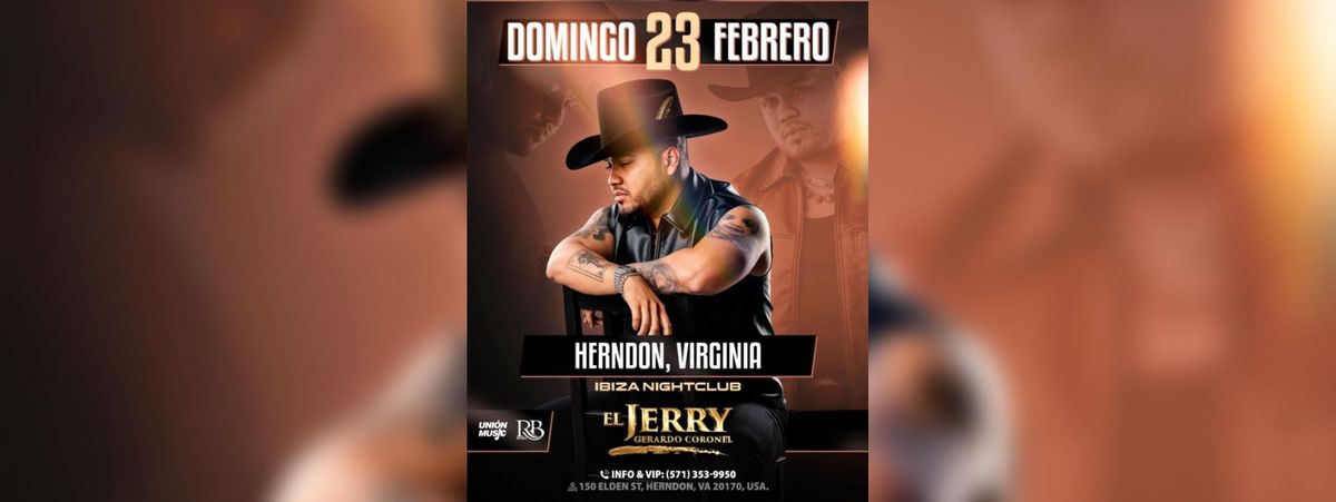 EL JERRY GERARDO CORONEL EN HERNDON, VA