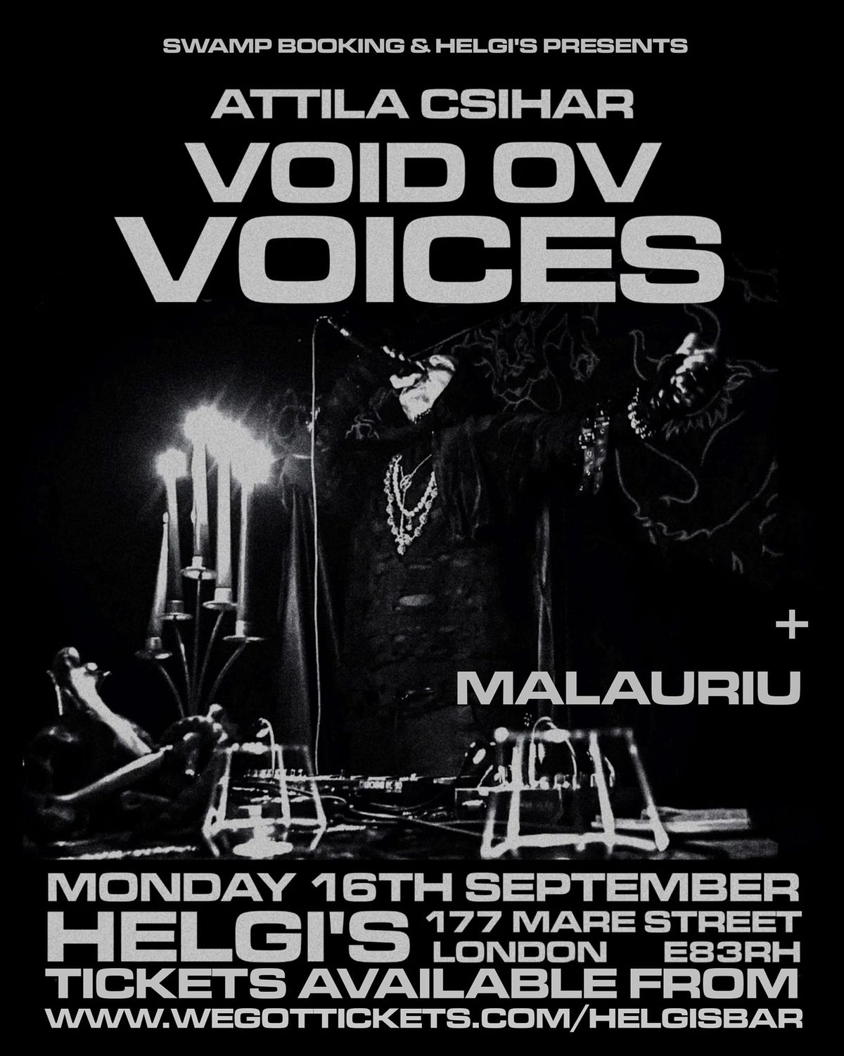 Attila Csihar VOID OV VOICES + Malauriu