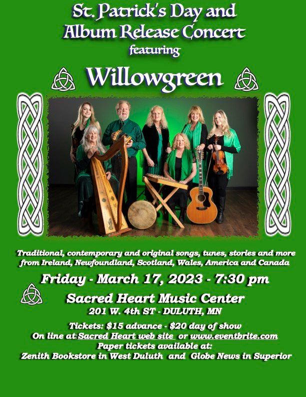 Willowgreen - St. Patrick's Day and Album Release Concert