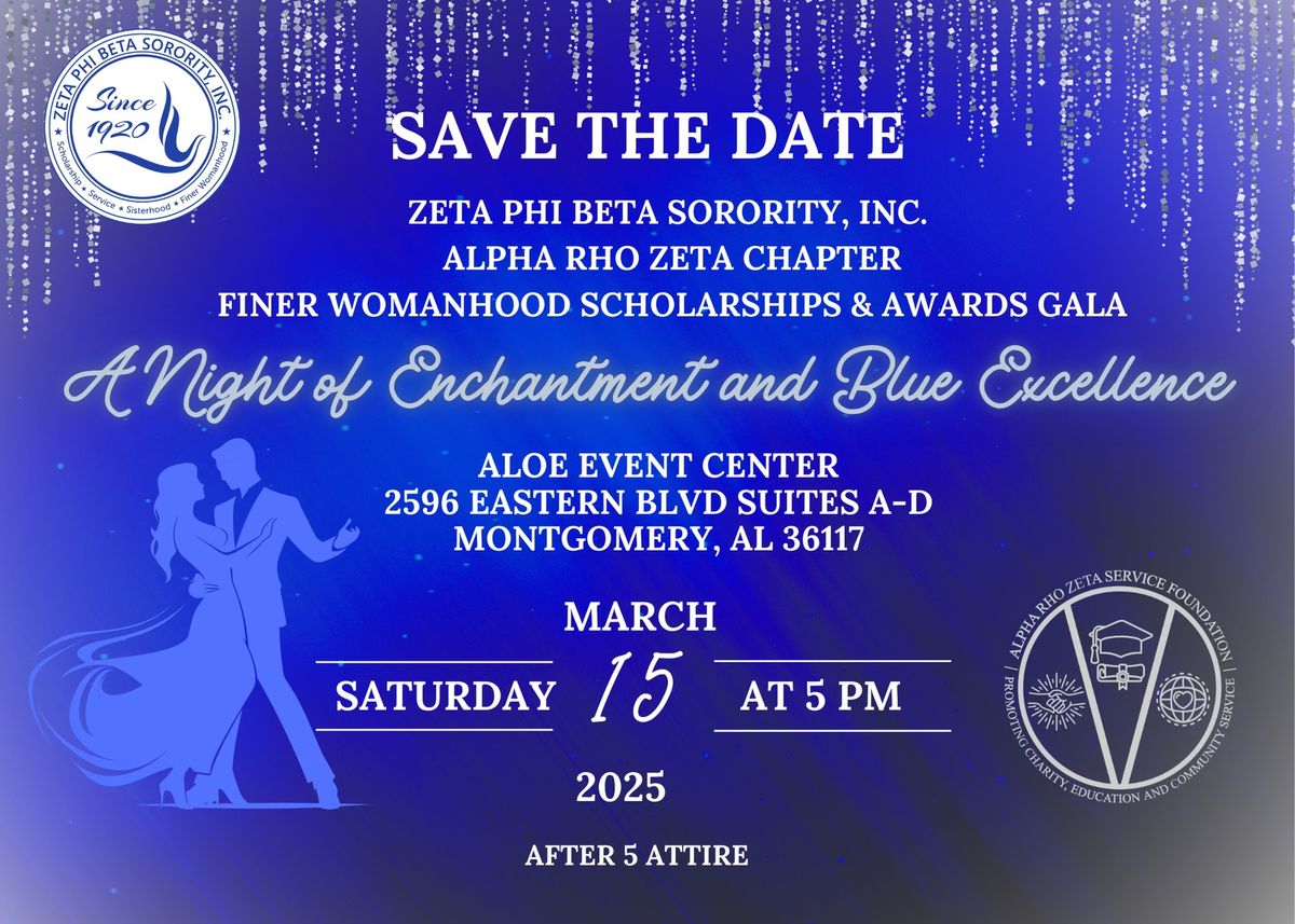 Finer Womanhood Scholarships & Awards Gala "A Night of Enchantment & Blue Excellence"