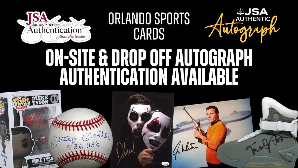 JSA at Orlando Sports Cards