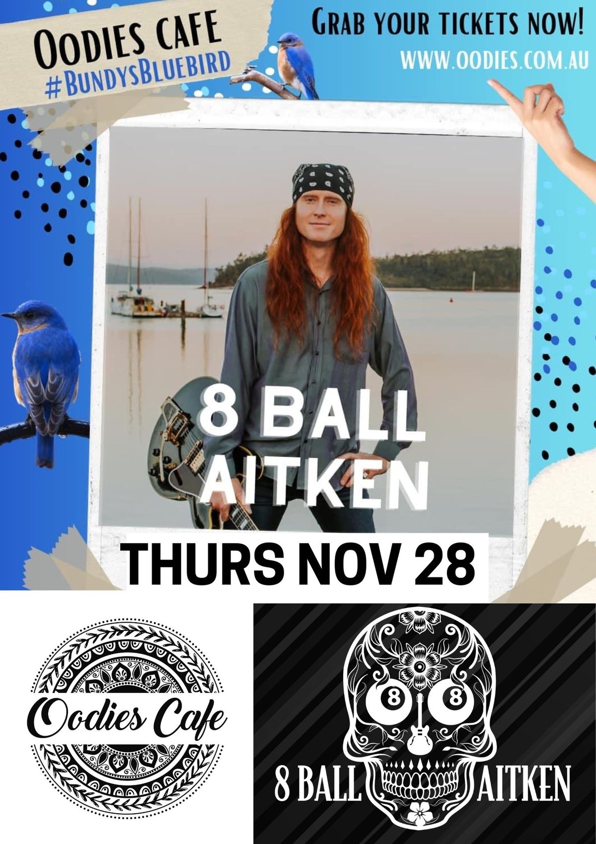 8 BALL AITKEN - Live in Bundaberg @ Oodies Cafe