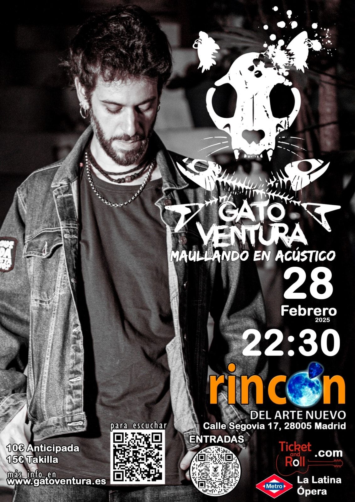 Gato Ventura (Ac\u00fastico) en Madrid