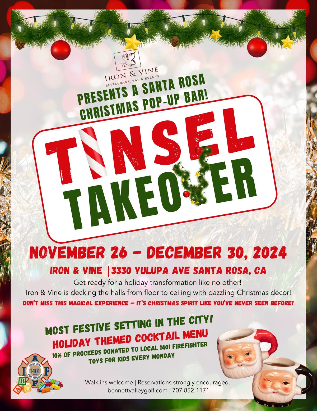 Tinsel Takeover - A Christmas Pop Up Bar!