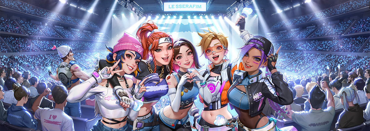 Le Sserafim at Michelob ULTRA Arena at Mandalay Bay Resort and Casino