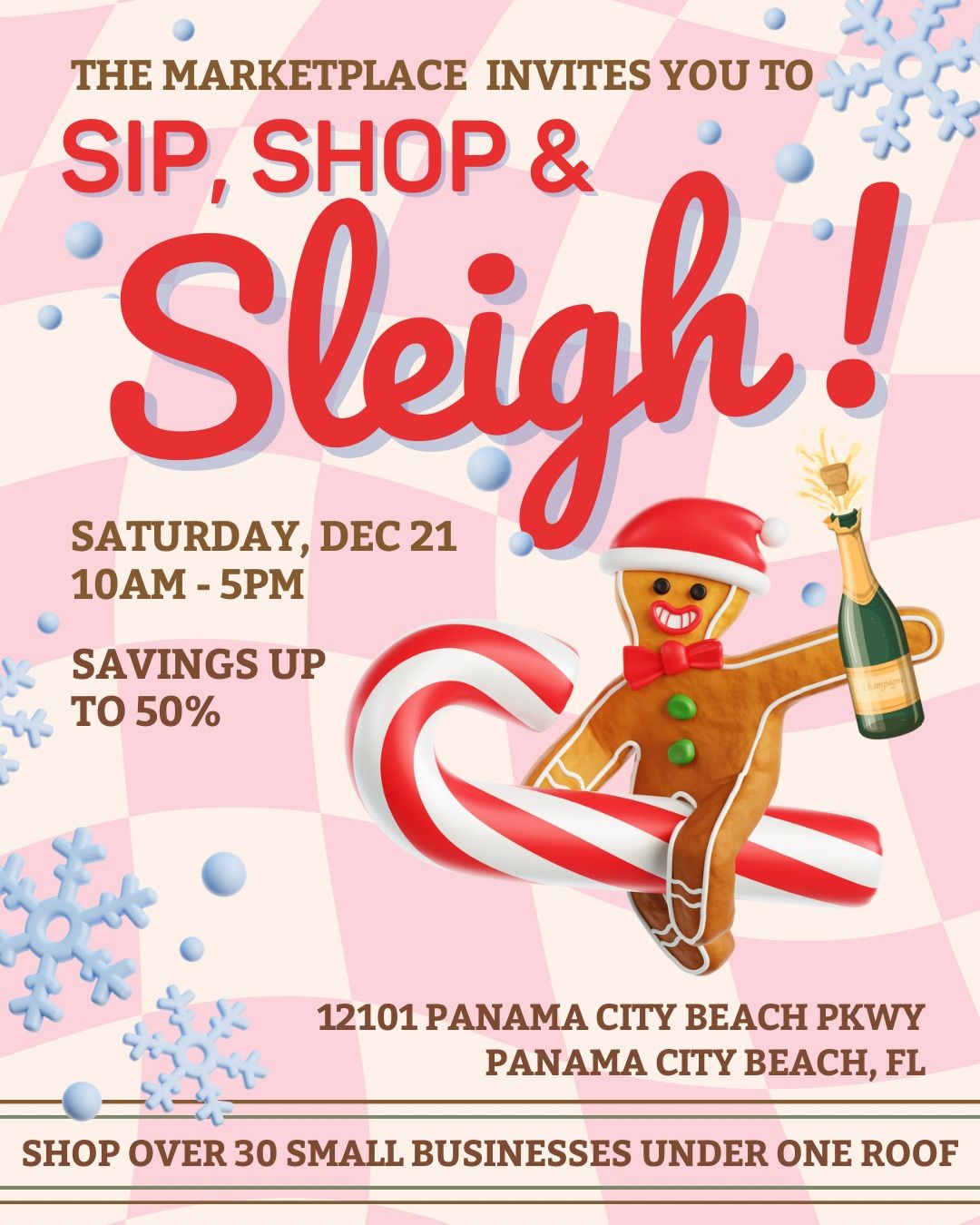 Sip, Shop + Sleigh 