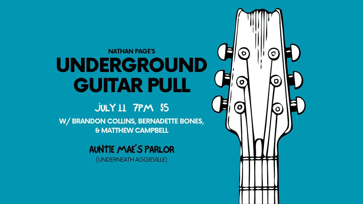 Nathan Page's Underground Guitar Pull