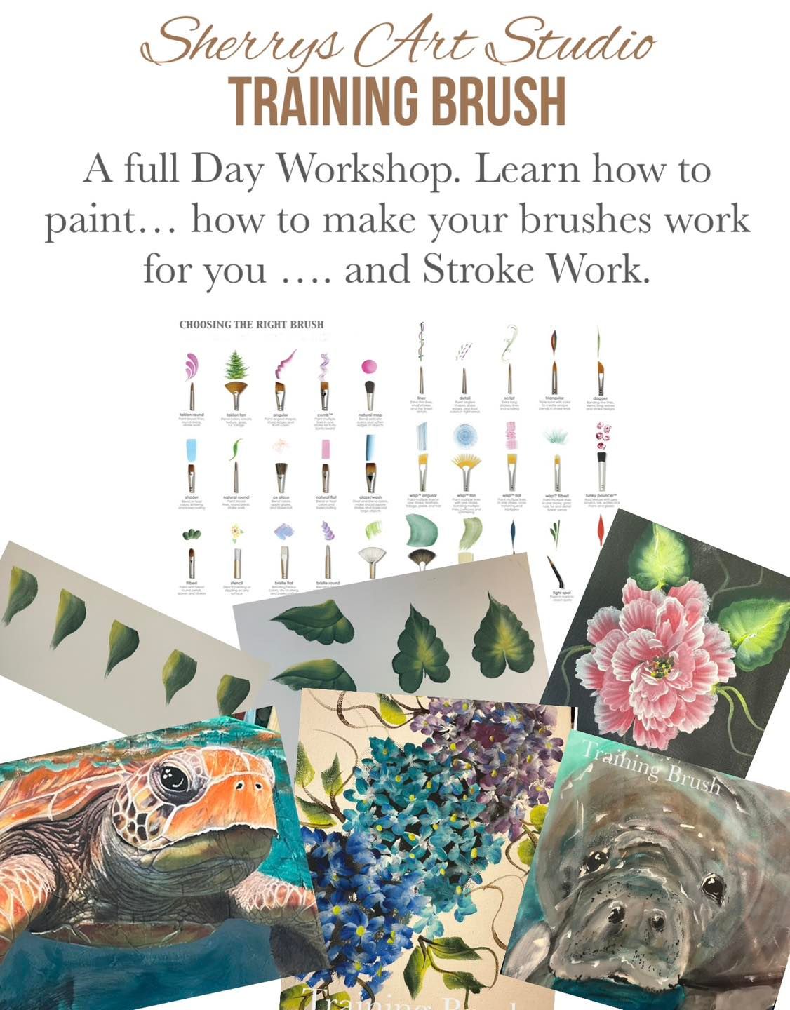 Training Brush Learn How To Paint A Full Day Workshop 