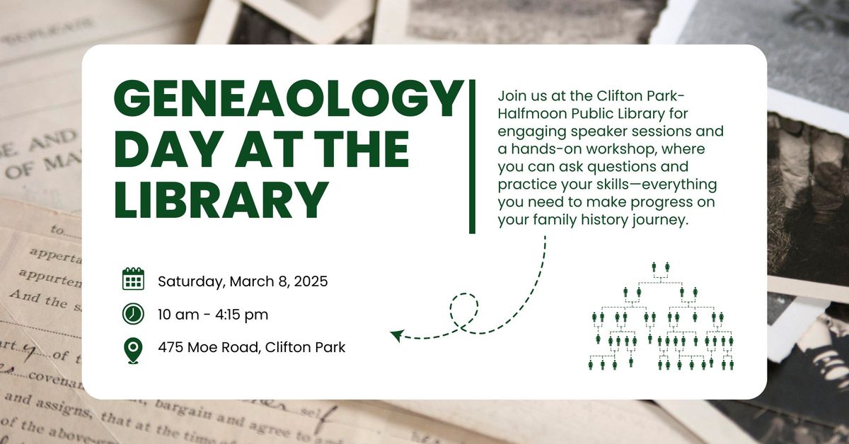 Genealogy Day at the Library