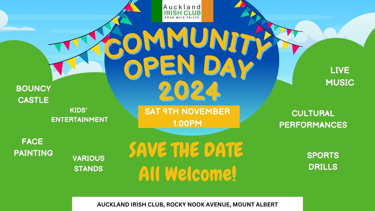 Auckland Irish Club Community Open Day