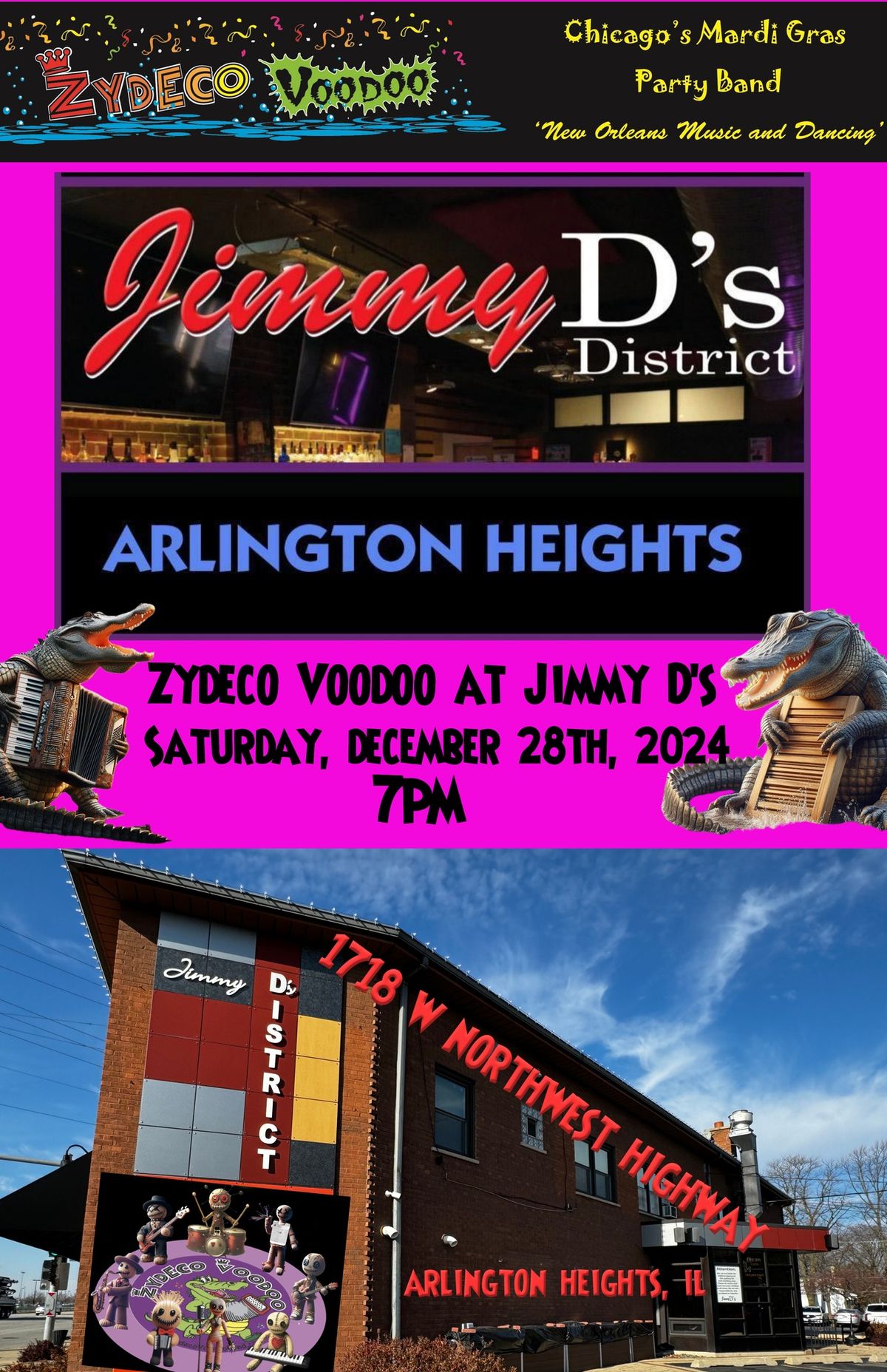 Zydeco Voodoo at Jimmy D's District