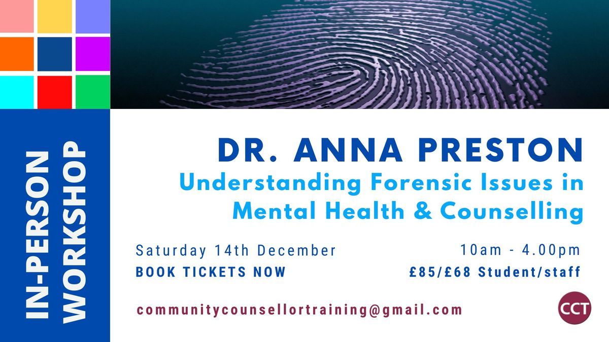 Understanding Forensic Issues in Mental Health and Counselling