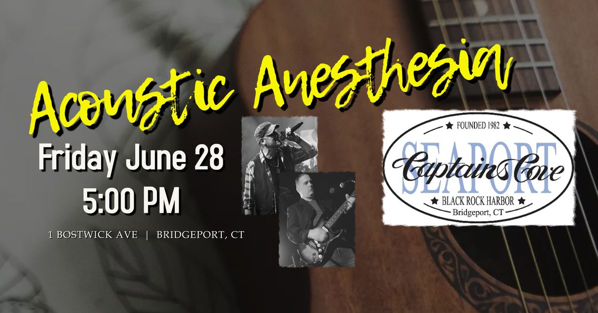 Happy Hour on the Patio with Acoustic Anesthesia!  
