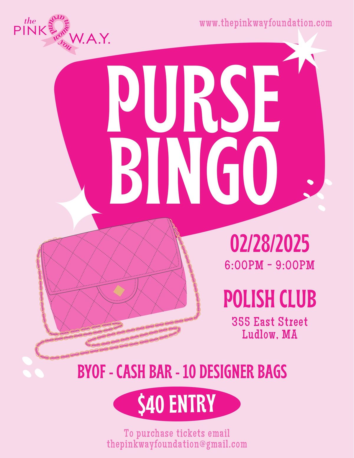 Designer Purse Bingo!