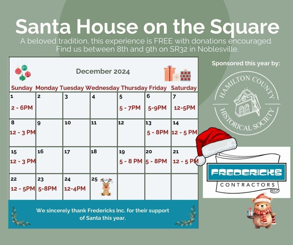 Come see Santa on the Courthouse square!