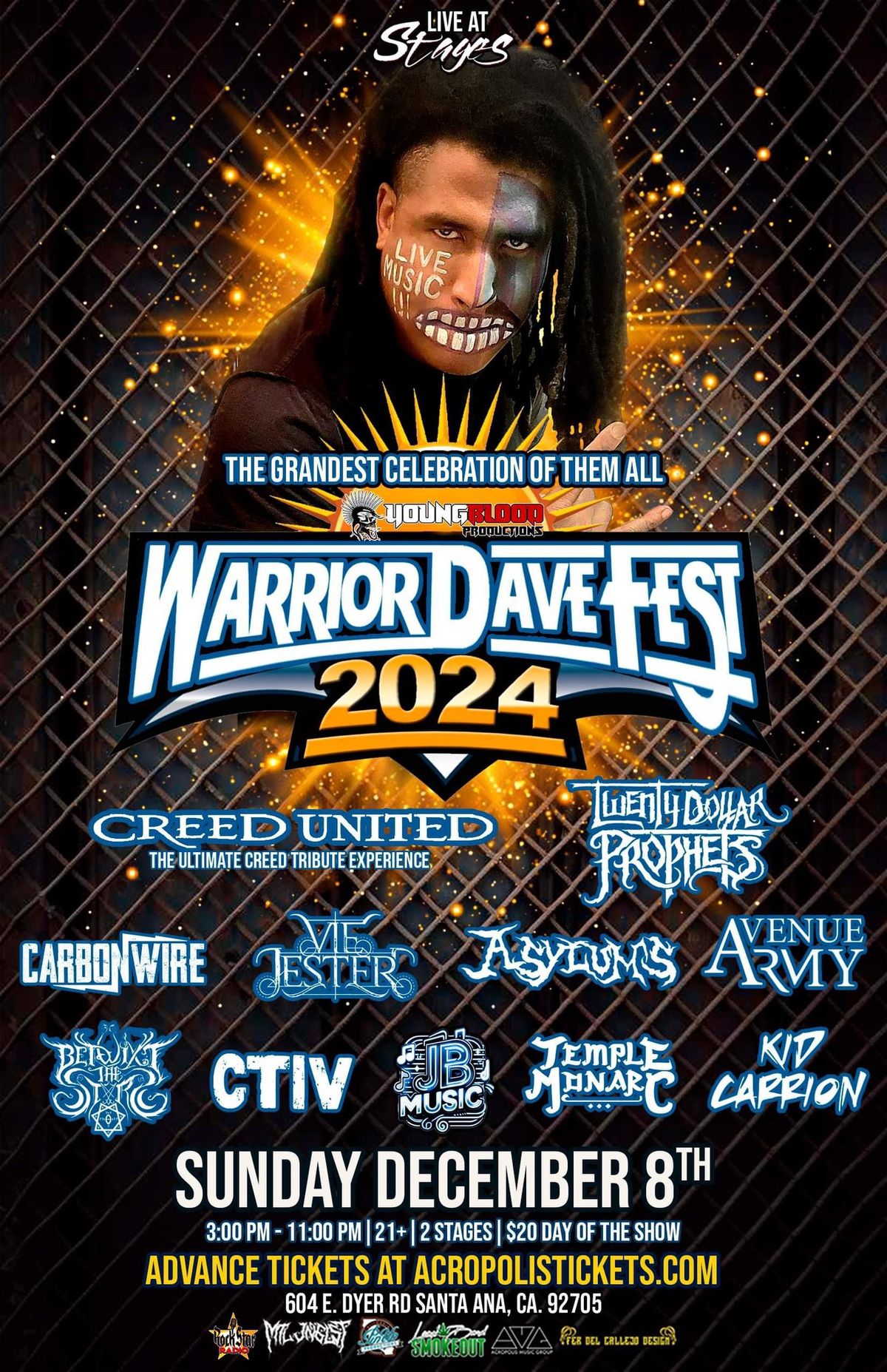 WARRIOR DAVE FEST 2024