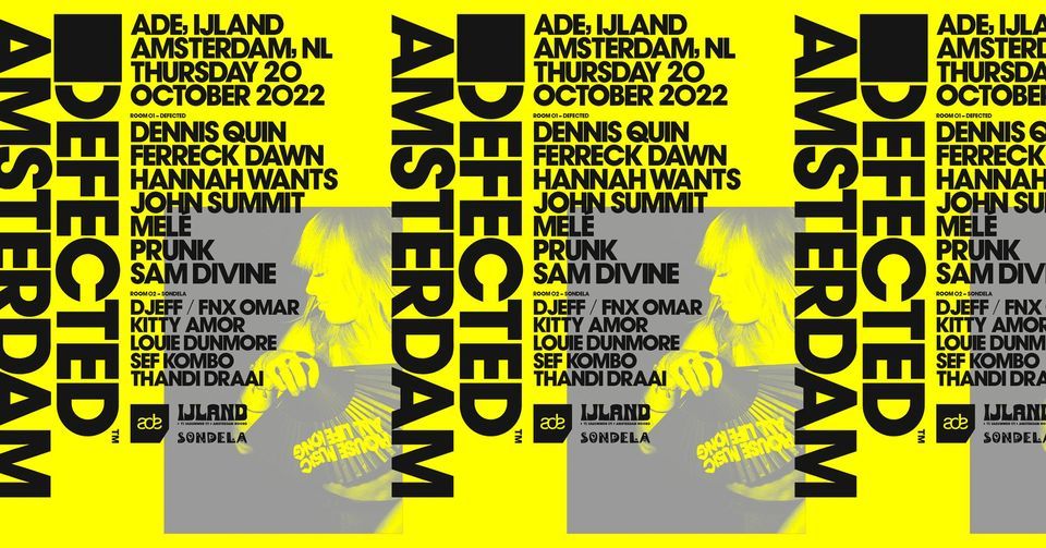 Defected at Amsterdam Dance Event (ADE)