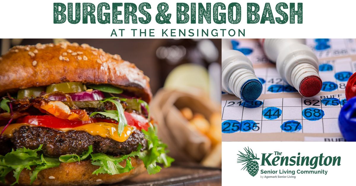 Burgers & Bingo Bash at The Kensington