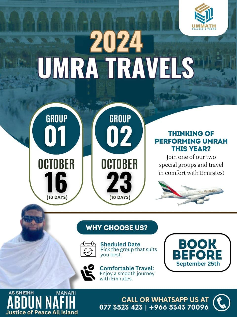 UMMATH mITTTI 2024 UMRA TRAVELS