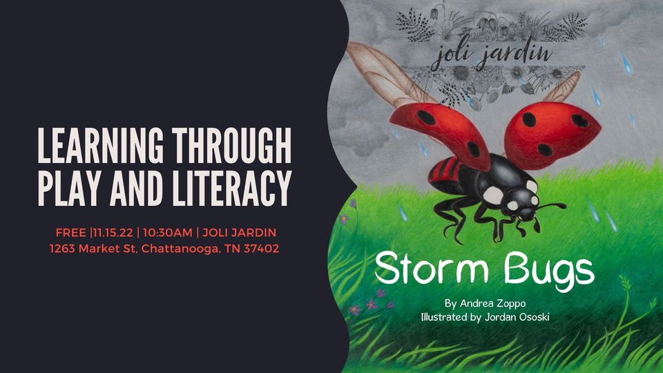 Storm Bugs Rejoice! Learning through Play and Literacy.