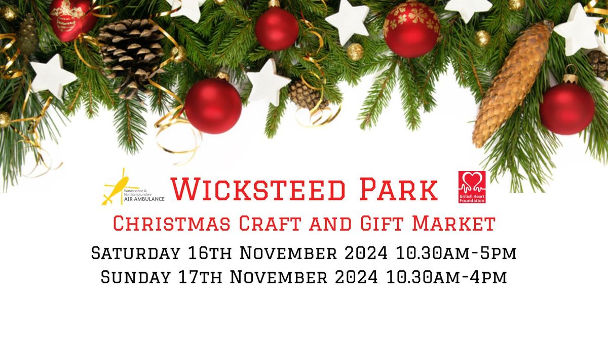 Wicksteed Park Christmas Craft and Gift Market 