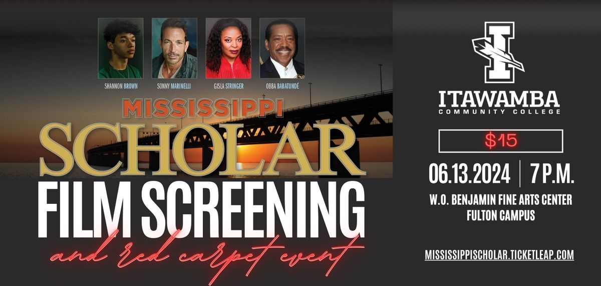 Mississippi Scholar Film Screening and Red Carpet Event