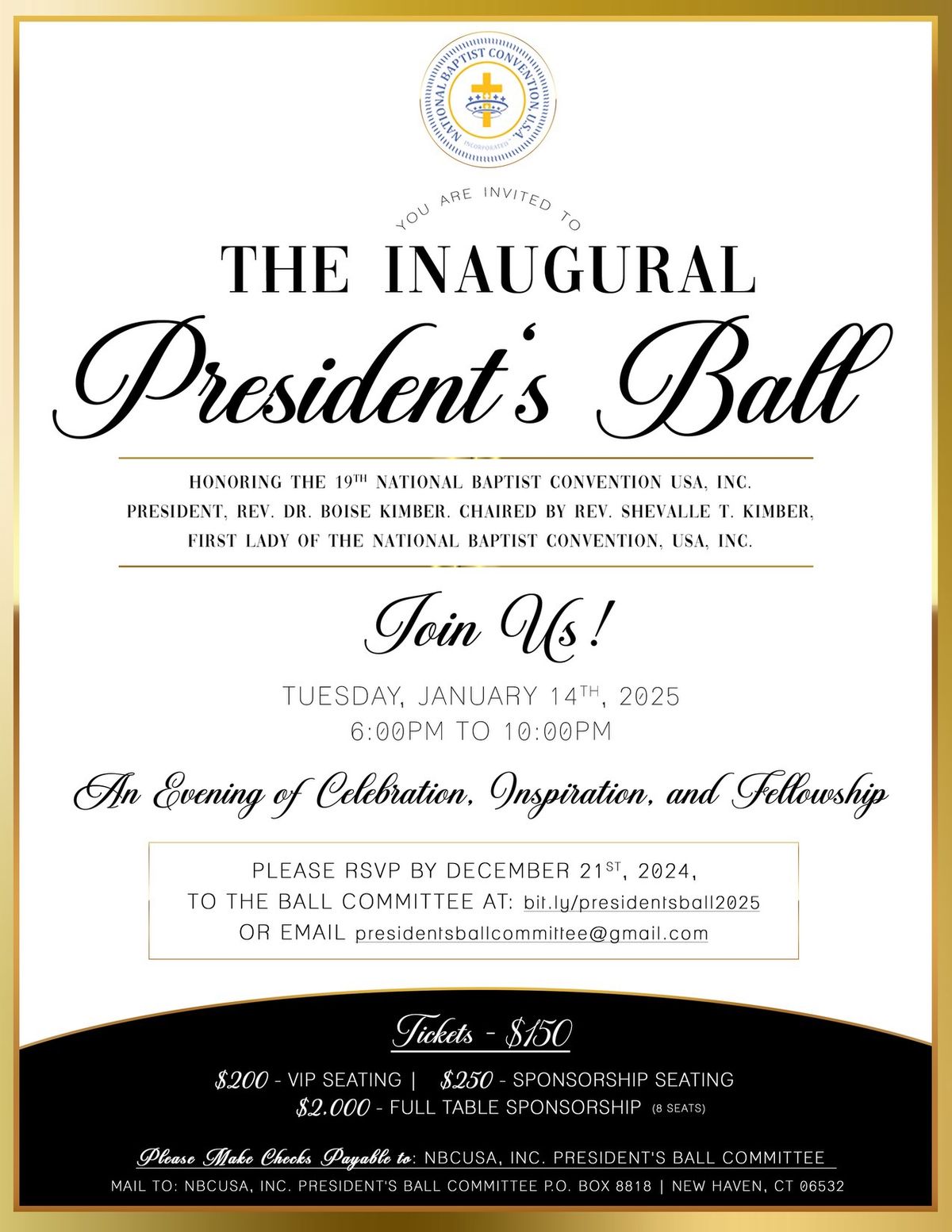 Inaugural President\u2019s Ball 