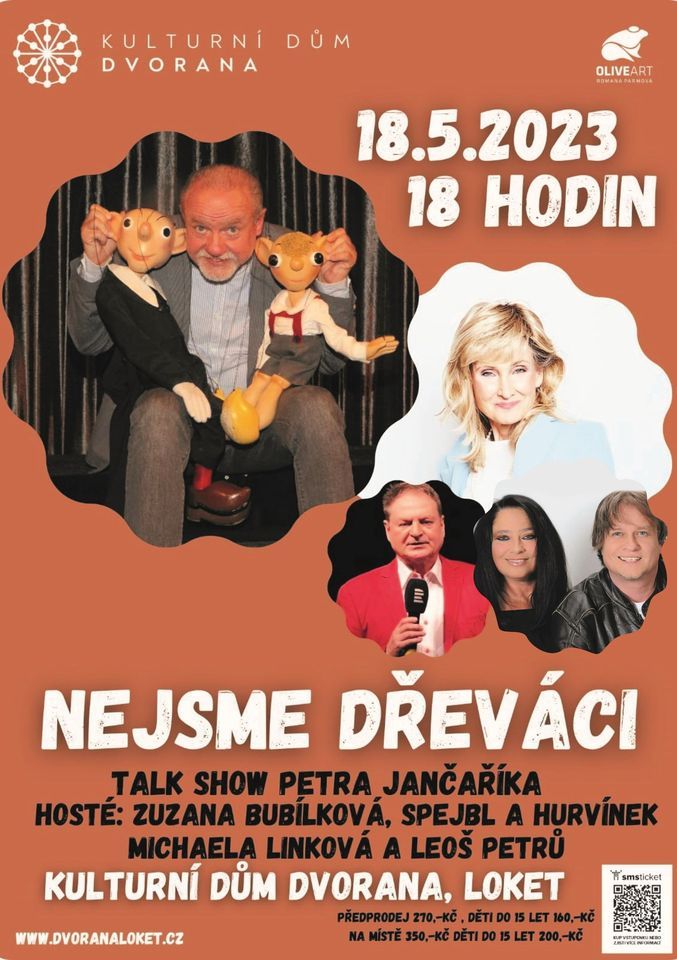 NEJSME D\u0158EV\u00c1CI - talk show Petra Jan\u010da\u0159\u00edka