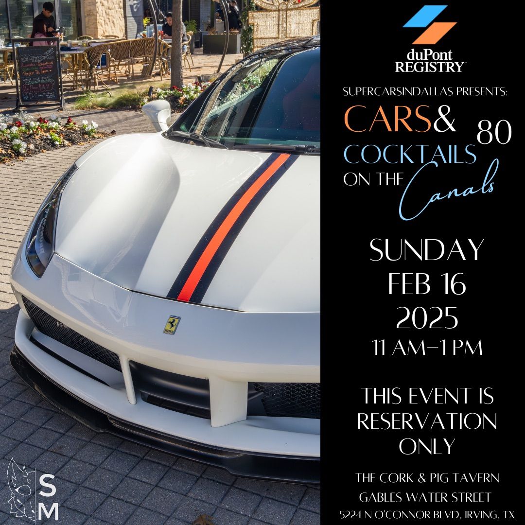 Cars&Cocktails on the Canals 80! (Irregular date!)