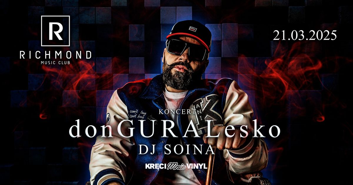 donGURALesko x dj Soina Koncert | 21.03.2025 | Richmond Music Club