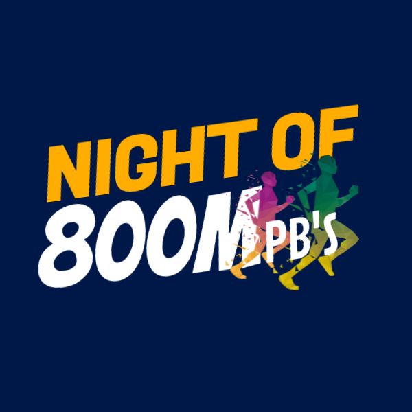Night of 800m PB's 2024
