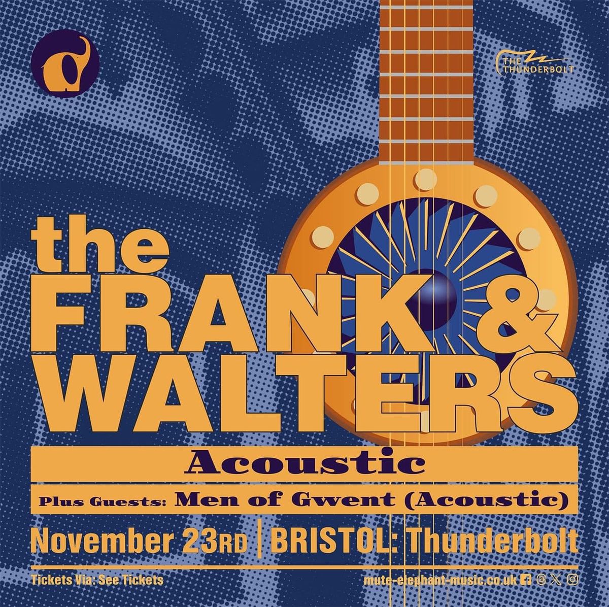 Frank and Walter\u2019s acoustic at the thunderbolt , Bristol. 