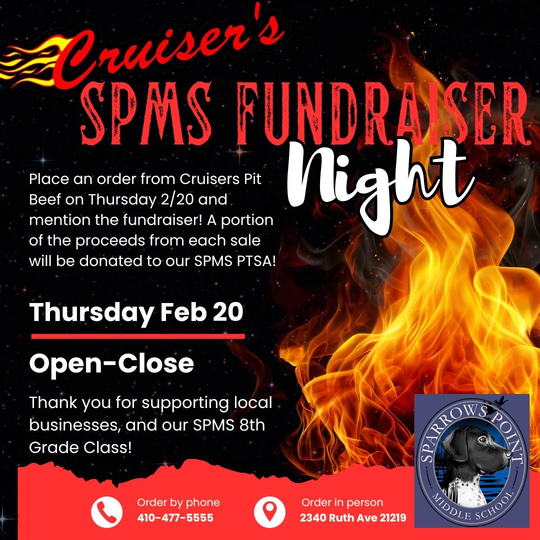 Cruiser\u2019s SPMS Fundraiser Night 