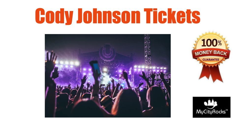 Cody Johnson Tickets Corpus Christi TX Old Concrete Street Amphitheater