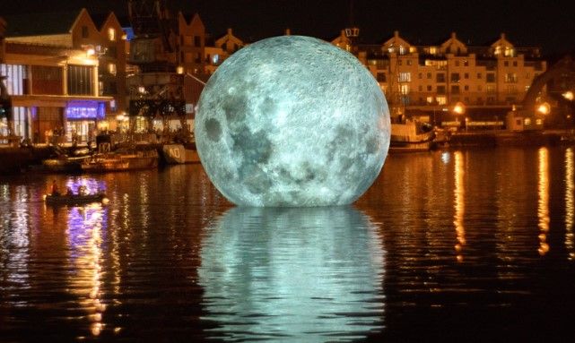 The Fallen Moon - Artwork by Luke Jerram