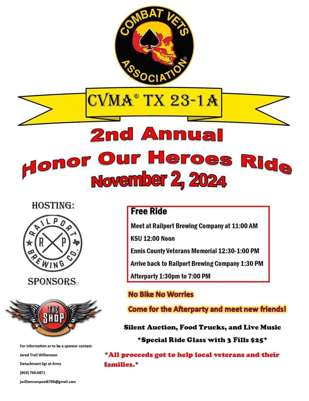 Honor Our Heroes Ride 