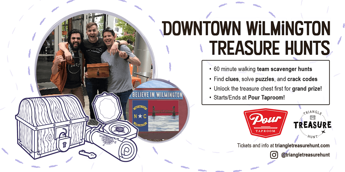 Downtown Wilmington Treasure Hunt - Walking Team Scavenger Hunt!