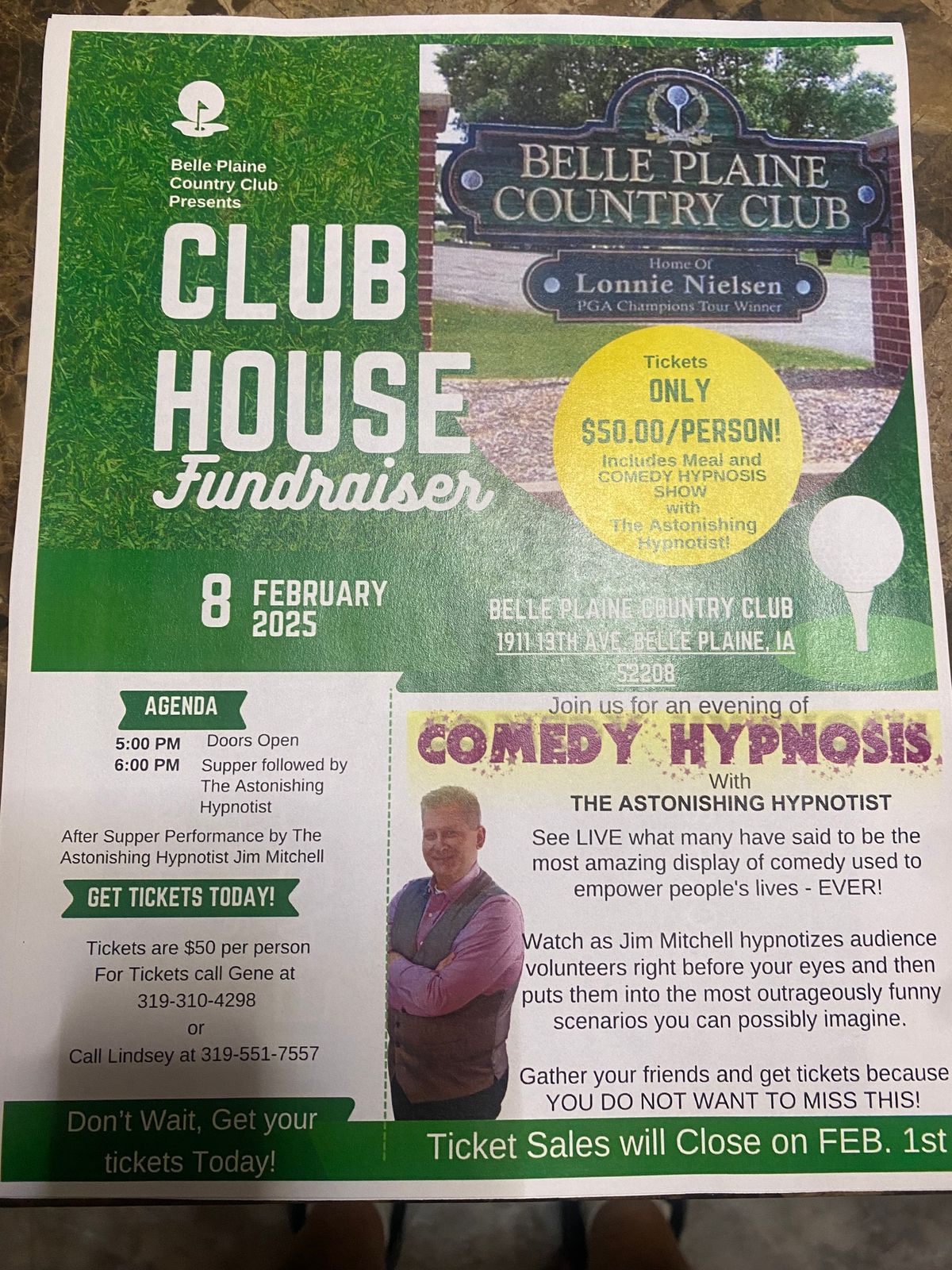 Valentines Clubhouse Fund Raiser 