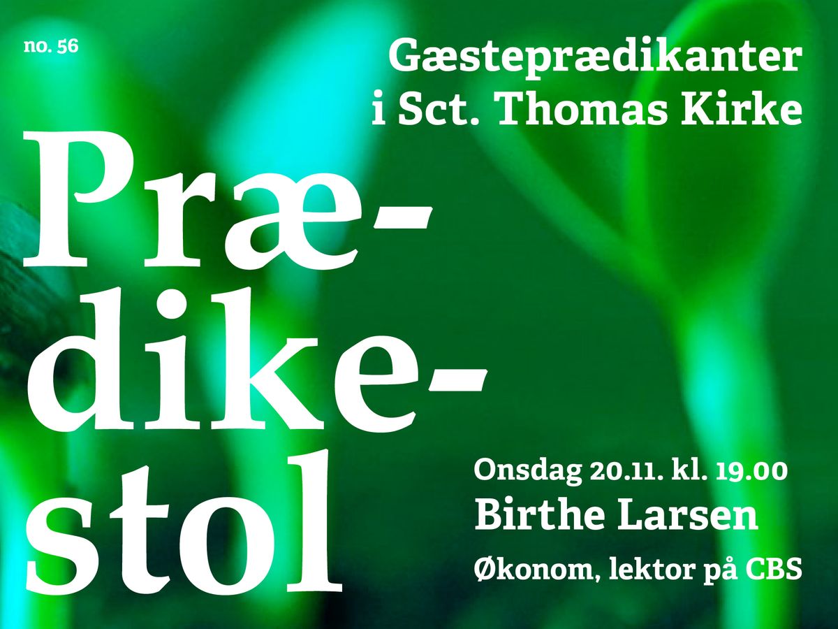 Pr\u00e6dikestol No. 56. - Birthe Larsen