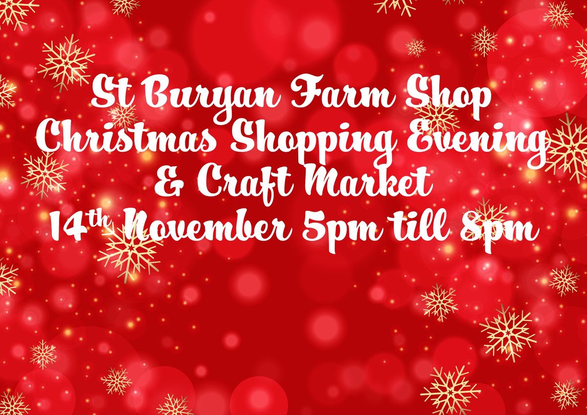 Christmas Shopping Evening & Craft Market