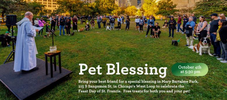 Pet Blessing in the Park