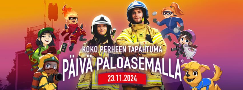 P\u00e4iv\u00e4 Paloasemalla\/En dag p\u00e5 Brandstationen