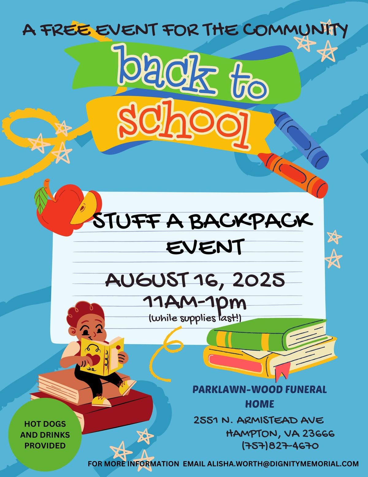 Stuff a Backpack Event