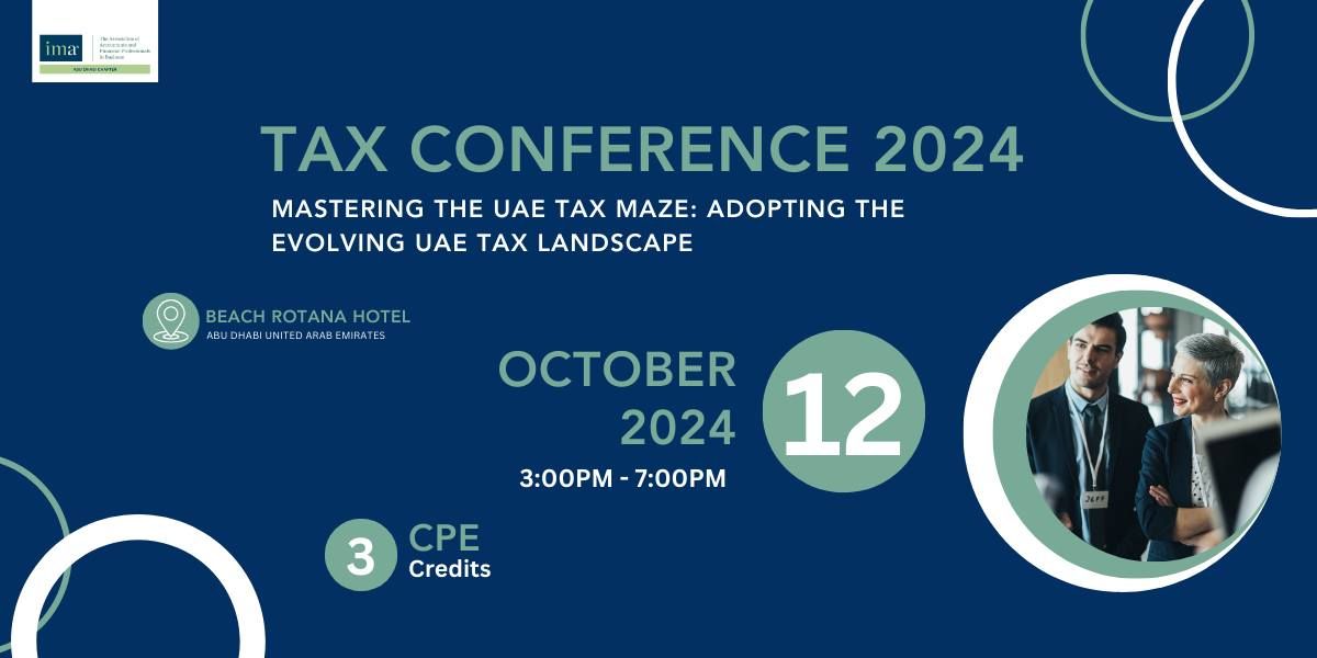 IMA Abu Dhabi TAX Conference 2024