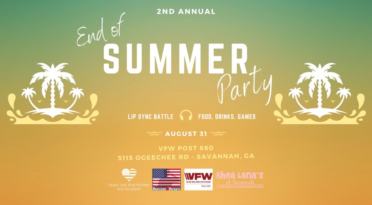 2nd Annual End of Summer Party and Lip Sync Battle! 