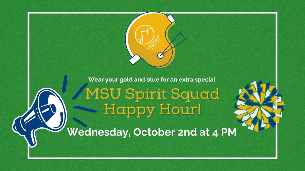 MSU Spirit Squad Happy Hour