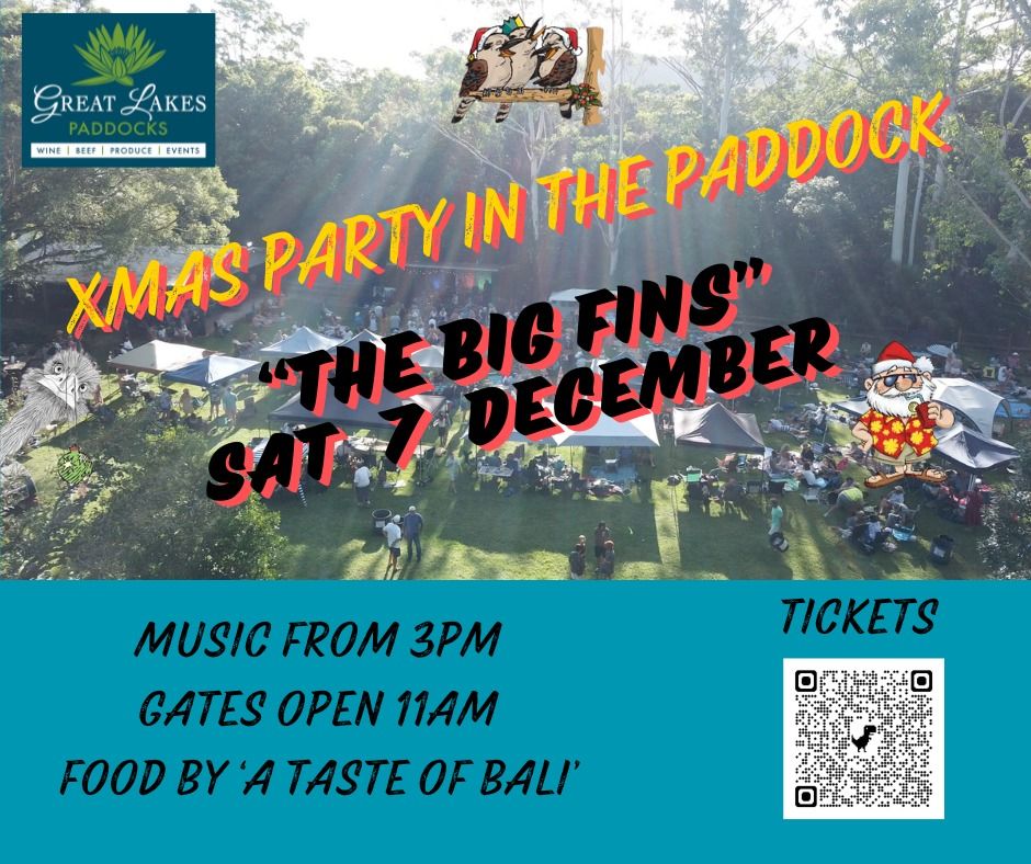 Christmas Party in the Paddock with The BIG FINS